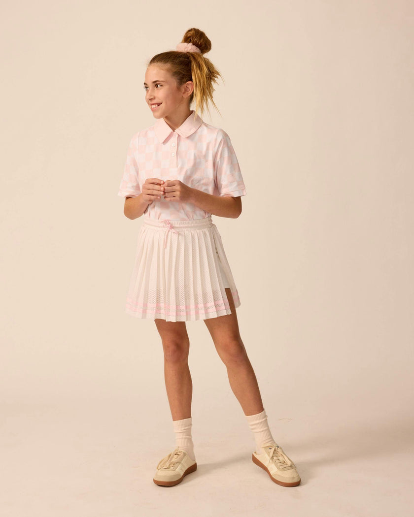 Play Pleated Skort in Pink Trim