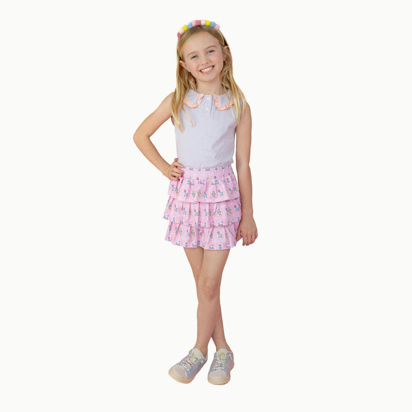 Performance Tennis Skirt in Poodle