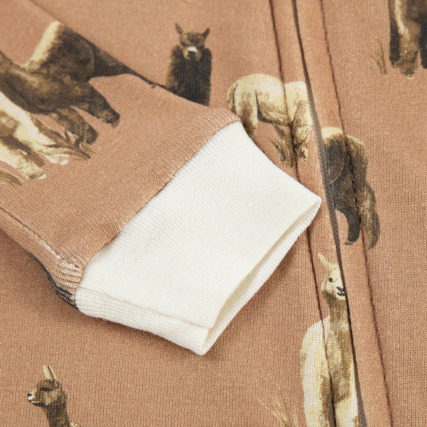 Organic Cotton Zipper Pajama