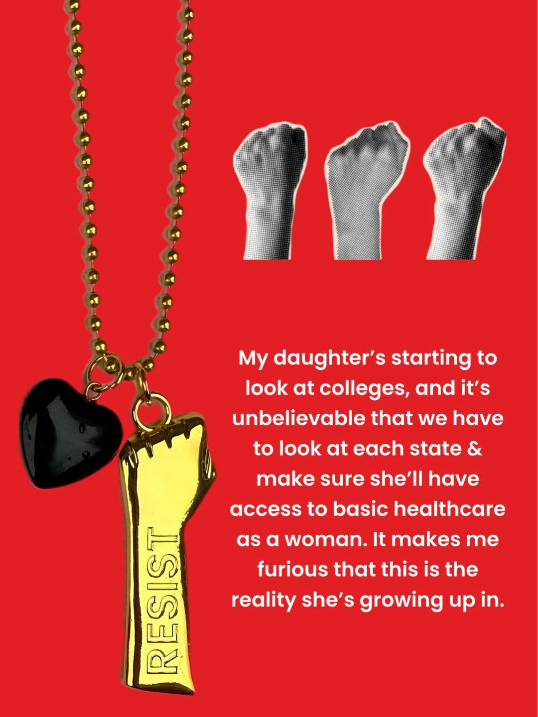 Resist Charm Necklace