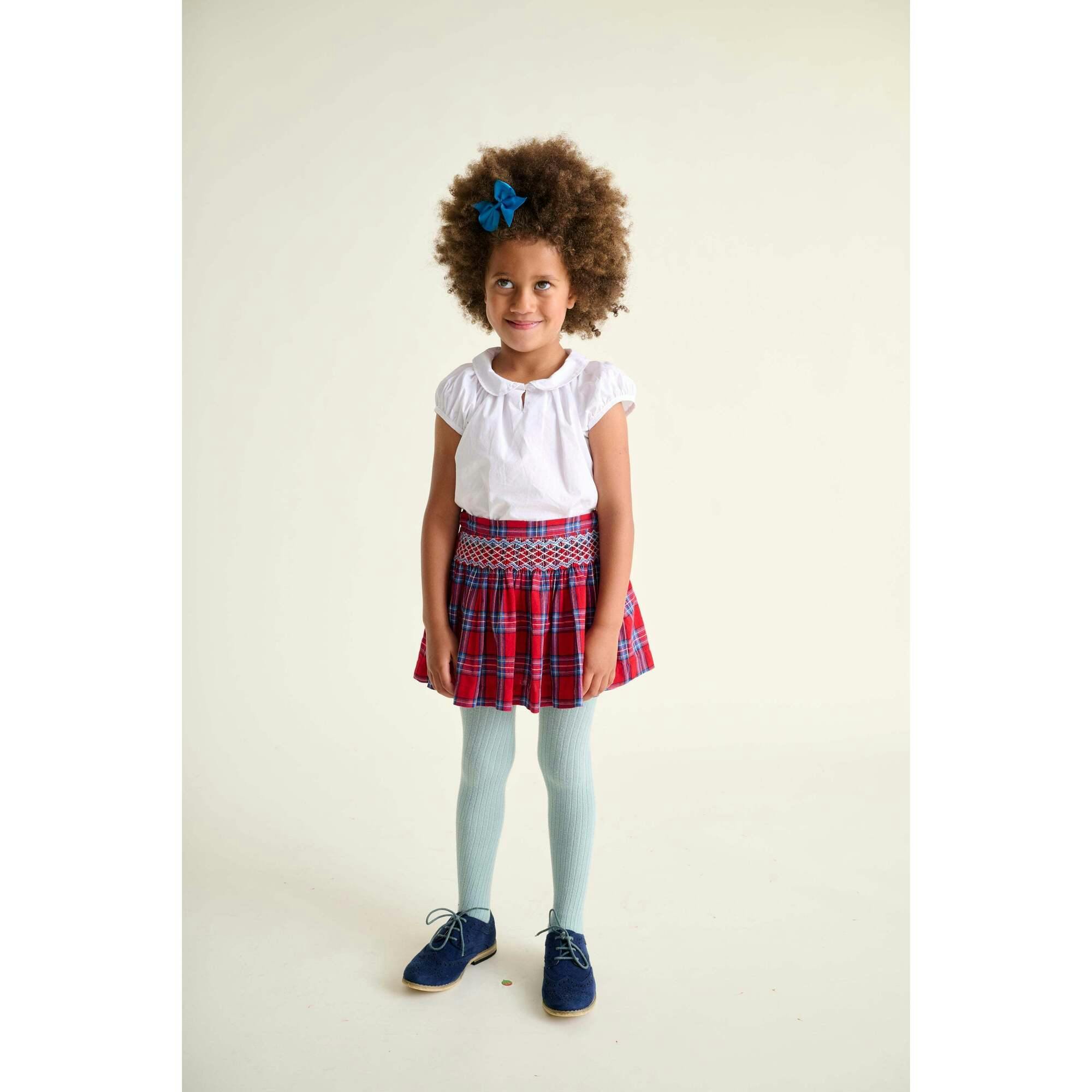 Smocked Girls Skirt Lilla
