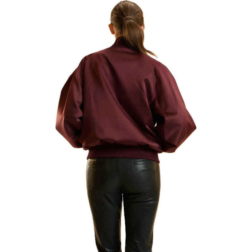 Satin Bomber Jacket