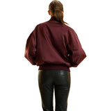 Satin Bomber Jacket