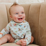 4 Pack Baby Bandana Bibs - Dino Explorer