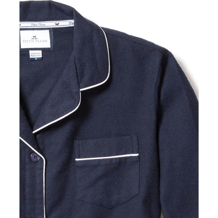 Men's Pima Pajama Set in Navy