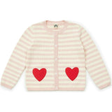 BONTON Madeleine Rose Heart Pocket Cardigan