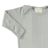 Variegated Rib Lap Tee Footie Pajama
