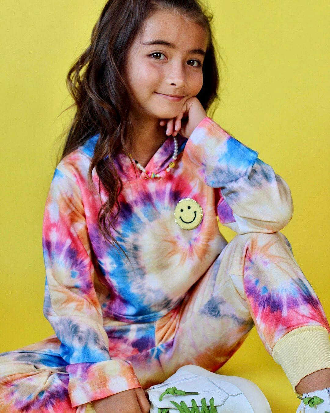 Be Happy Tie Dye Jogger Set