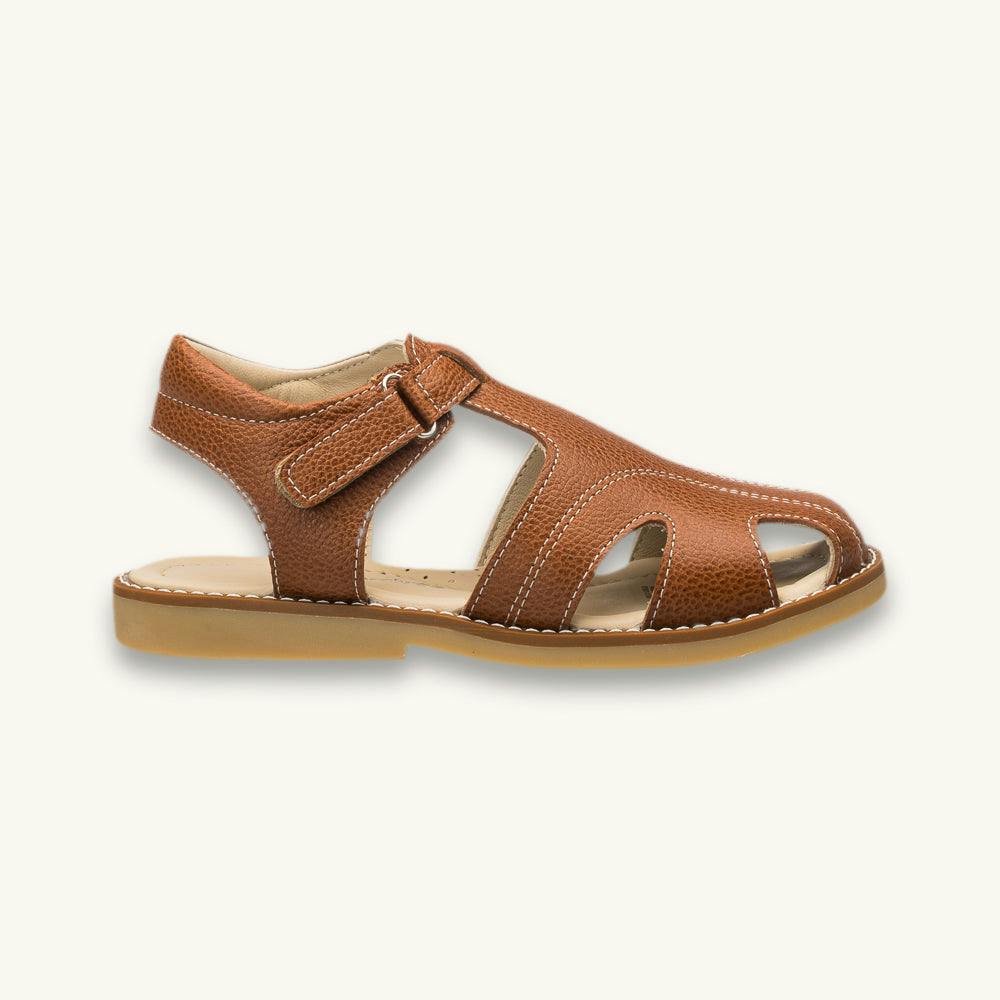 Spencer Sandal | Caramel Leather