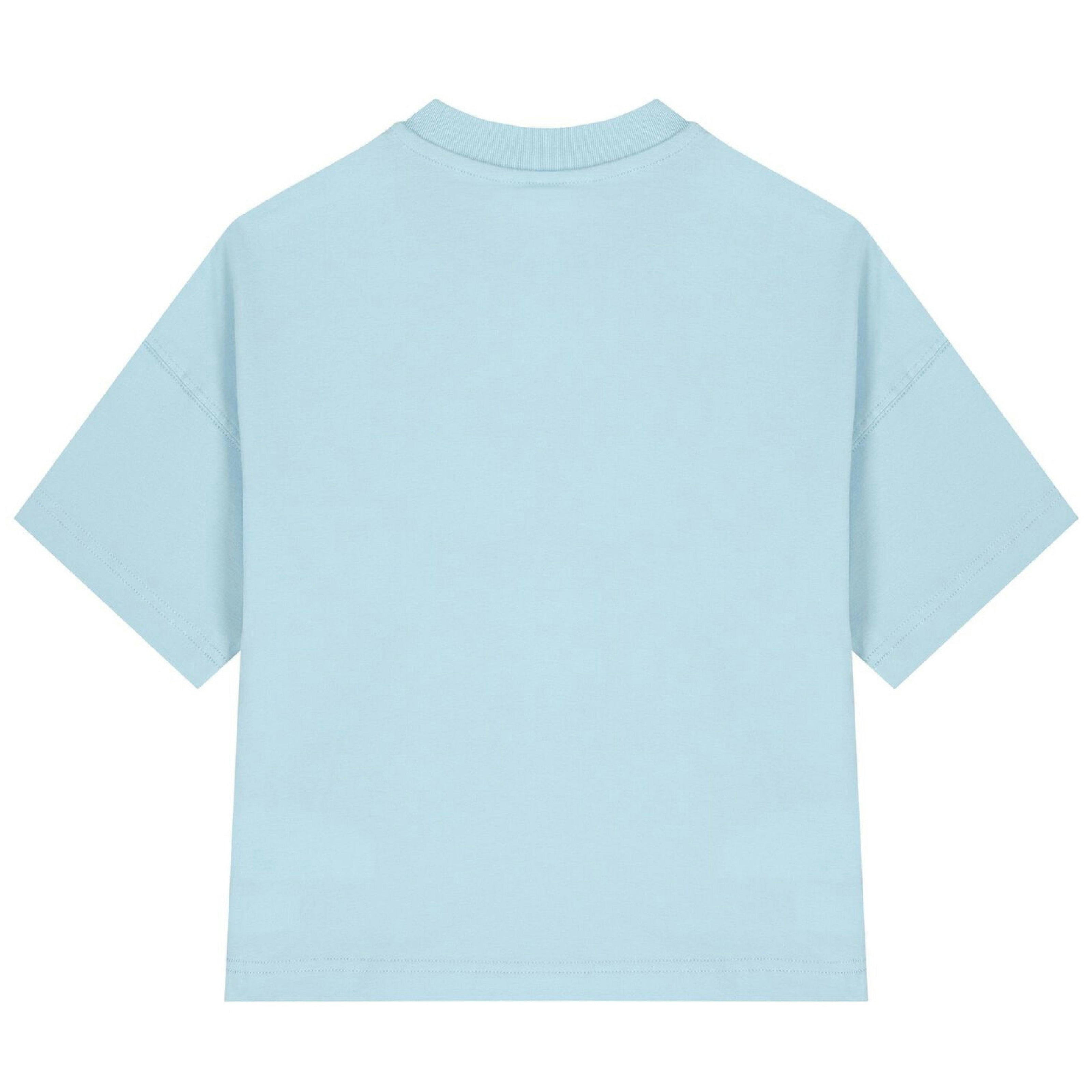 Baby Blue Teddy Bear Logo T-Shirt
