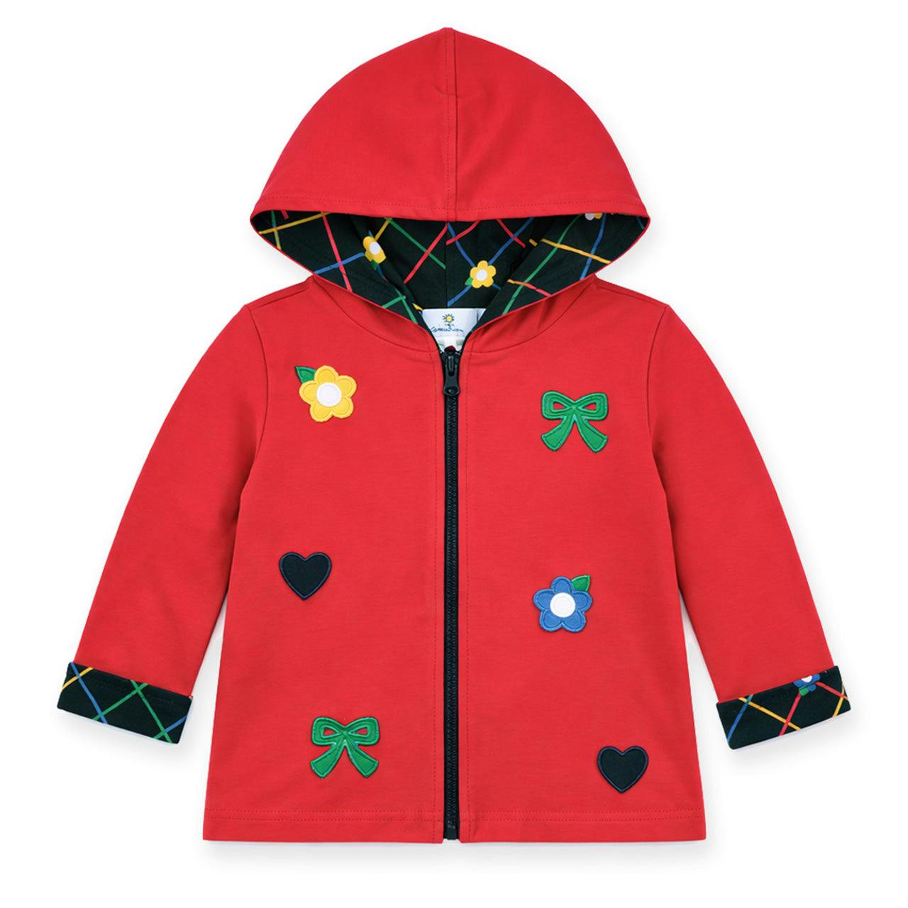Reversible Jacket with Hearts, Flowers, & Bows