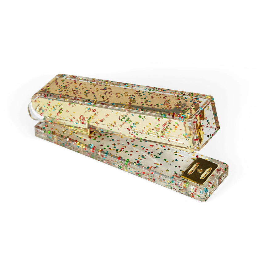 Packed Party Confetti-Filled Acrylic Stapler