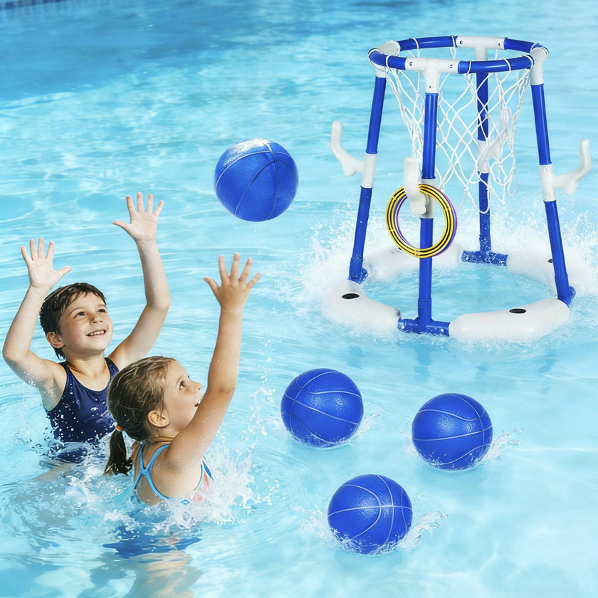 EPH: 2-In-1 Pool Basketball Hoop - Blue