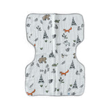 Cotton Muslin Burp Cloth - Forest Friends