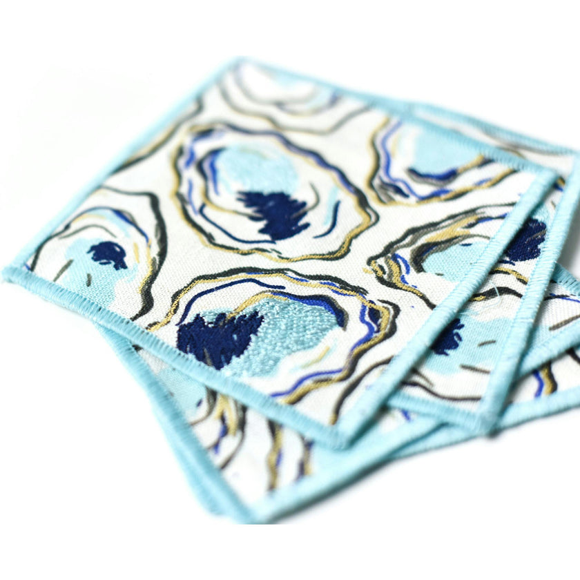Oyster Print Cocktail Napkins