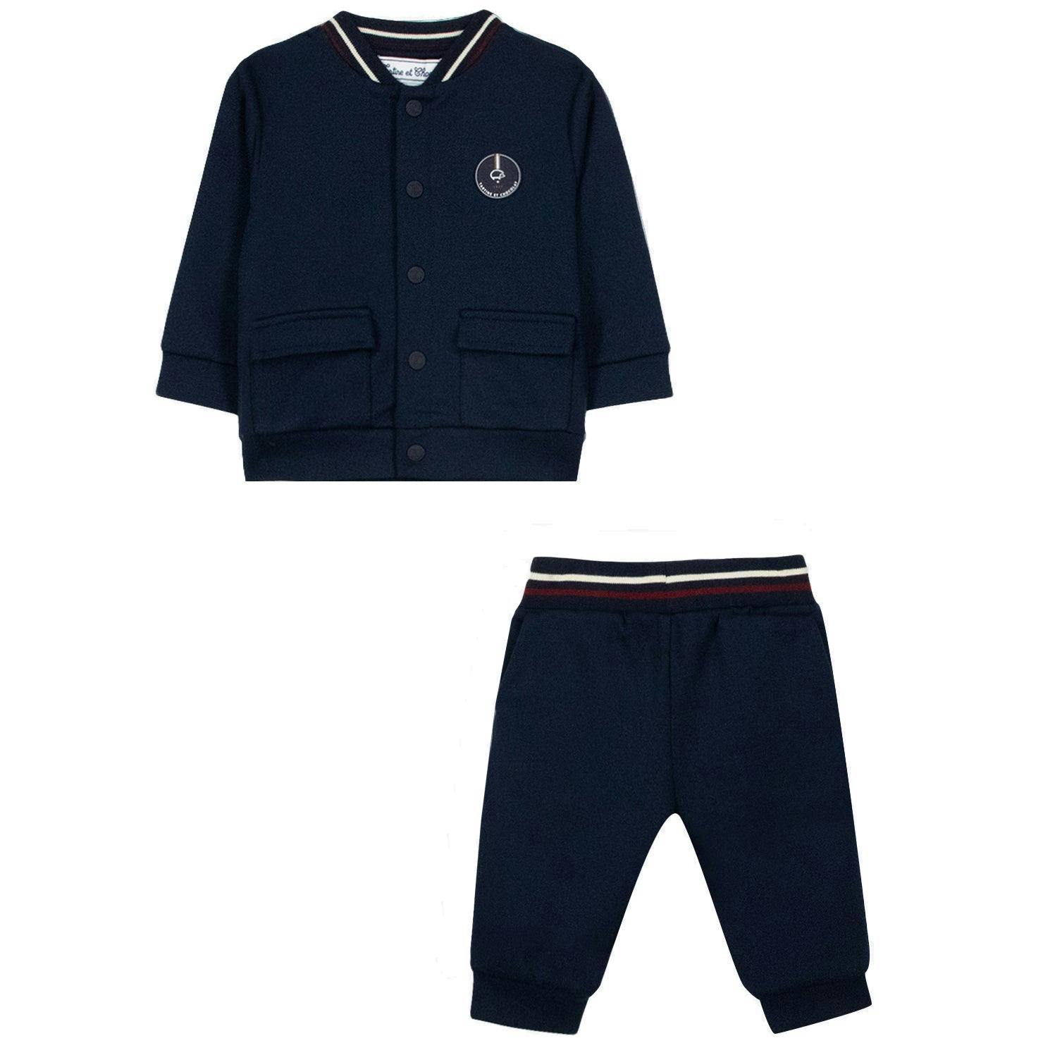TARTINE ET CHOCOLAT Jetsetter Baby Outfit - Marine