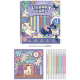 Art Maker: Cololoring Kit - Library Cats