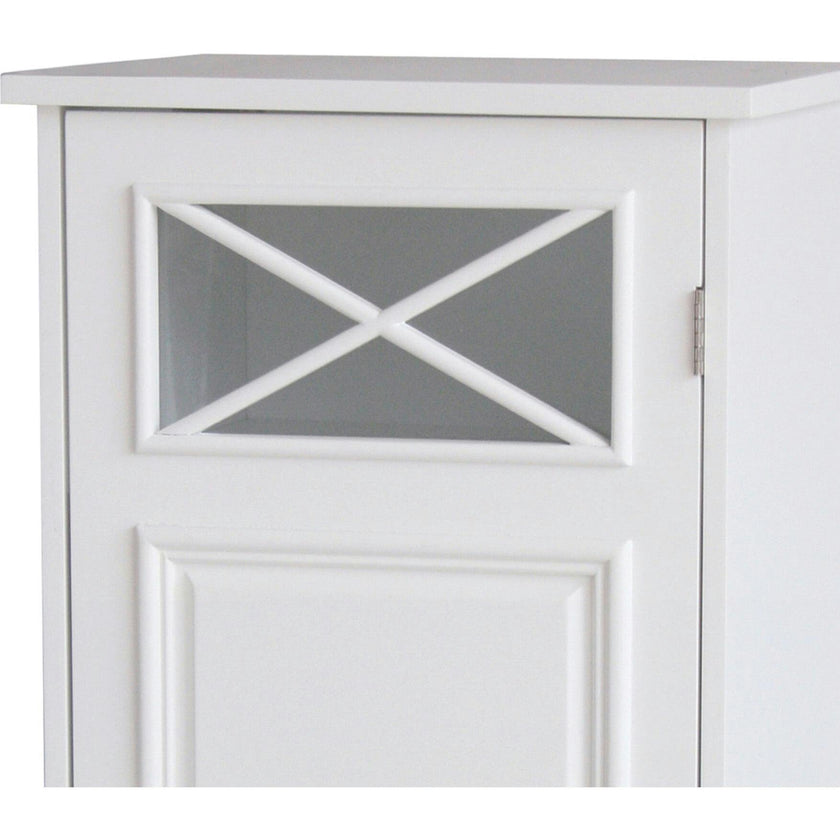 Dawson Wooden Floor Cabinet with Cross Molding