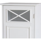 Dawson Wooden Floor Cabinet with Cross Molding