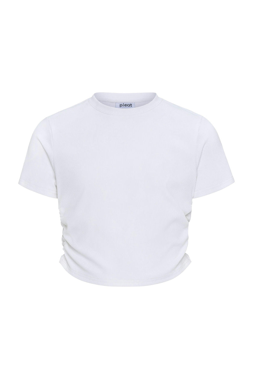 Willa Scrunch Top White