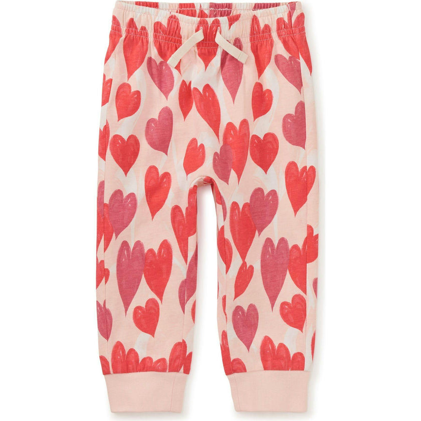 Printed Everyday Joggers, Red