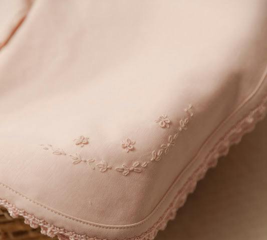Receiving Blanket w/ Crochet Trim