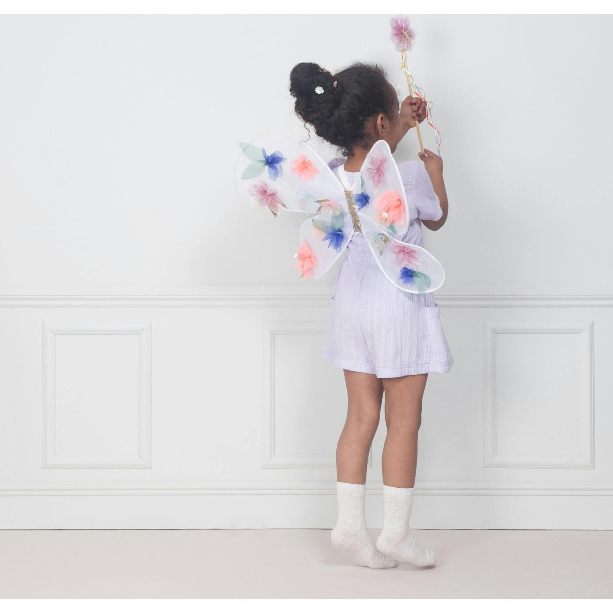 Organza Flower Wings & Wand