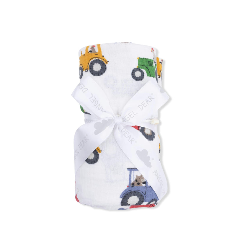 Tractor Friends - Swaddle Blanket