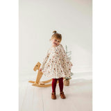 Long Sleeve Henley Dress Christmas Dogs