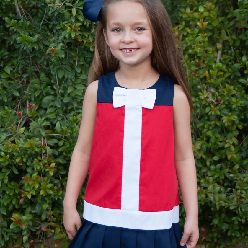 Finewale Pique Dress With Bow