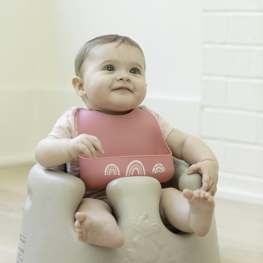 Chasing Rainbows Little Bites Narrow Bib