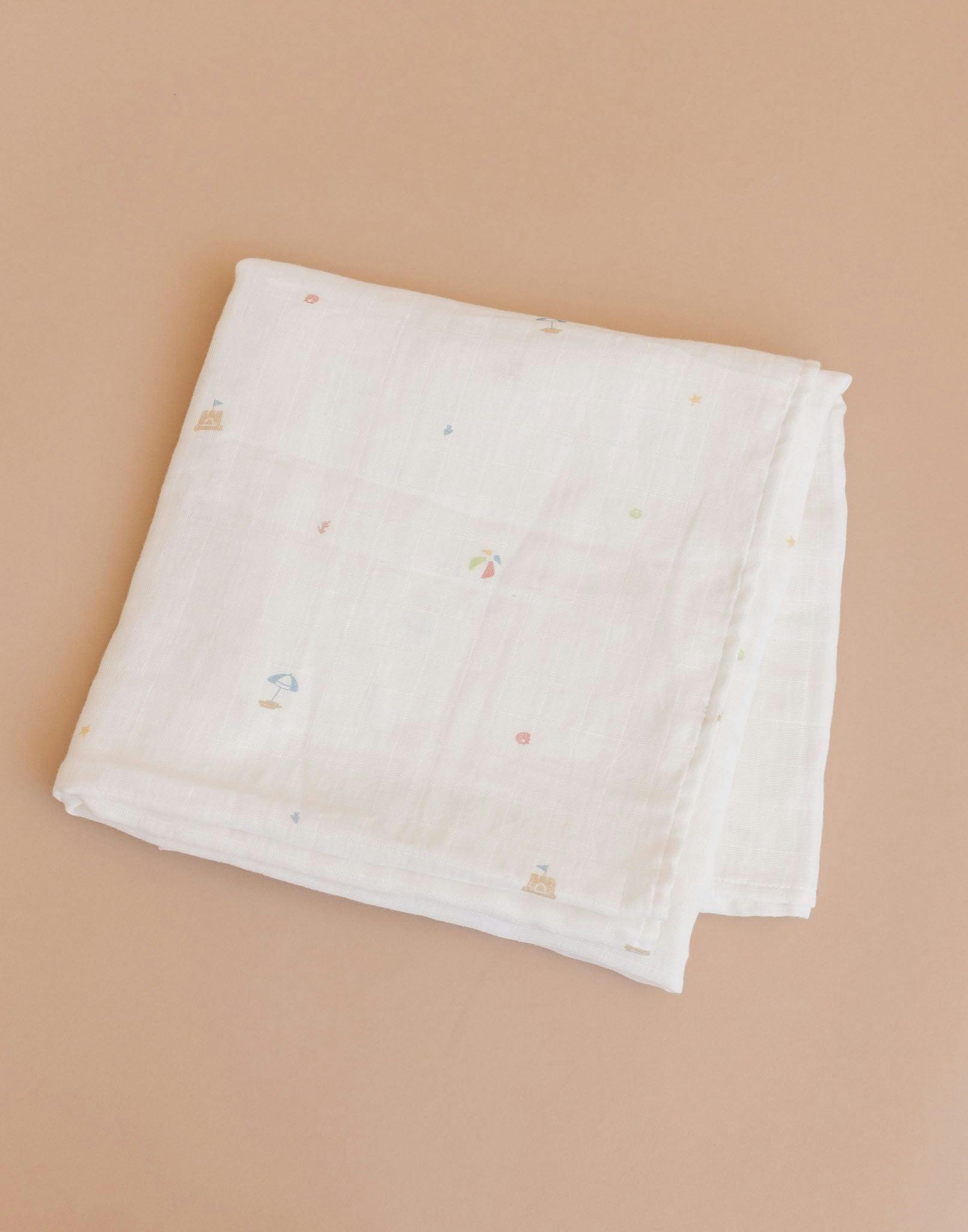 Beach Swaddle and Teether Set - Beach Ball