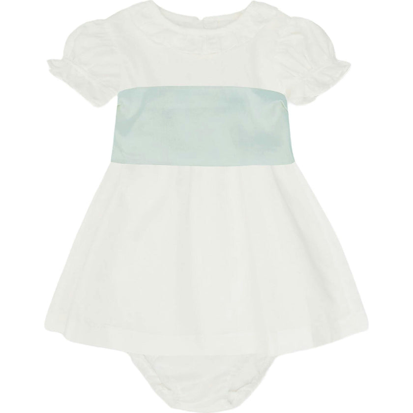 Vega Ceremony Baby Girl Set with Silk Sash