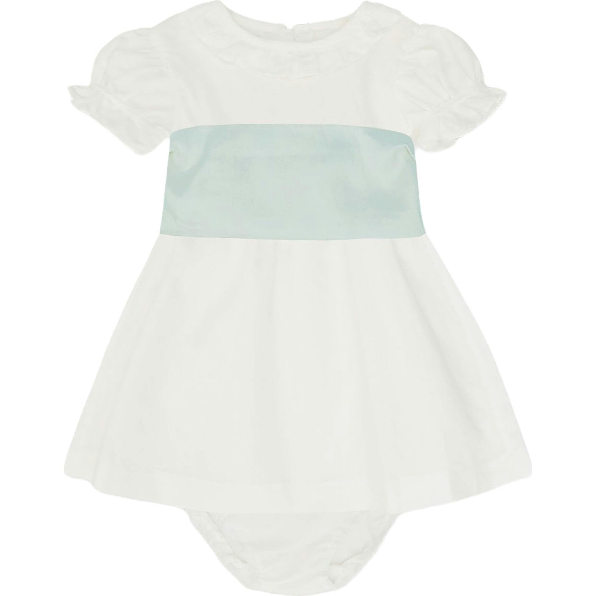 Vega Ceremony Baby Girl Set with Silk Sash