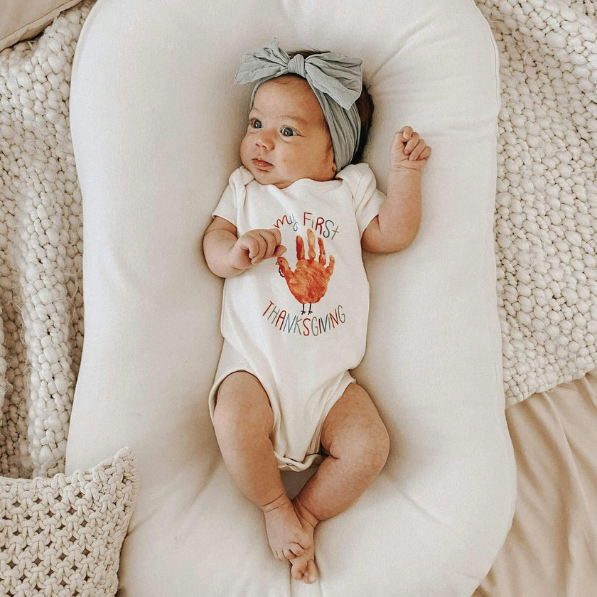 graphic bodysuit | thanksgiving hand