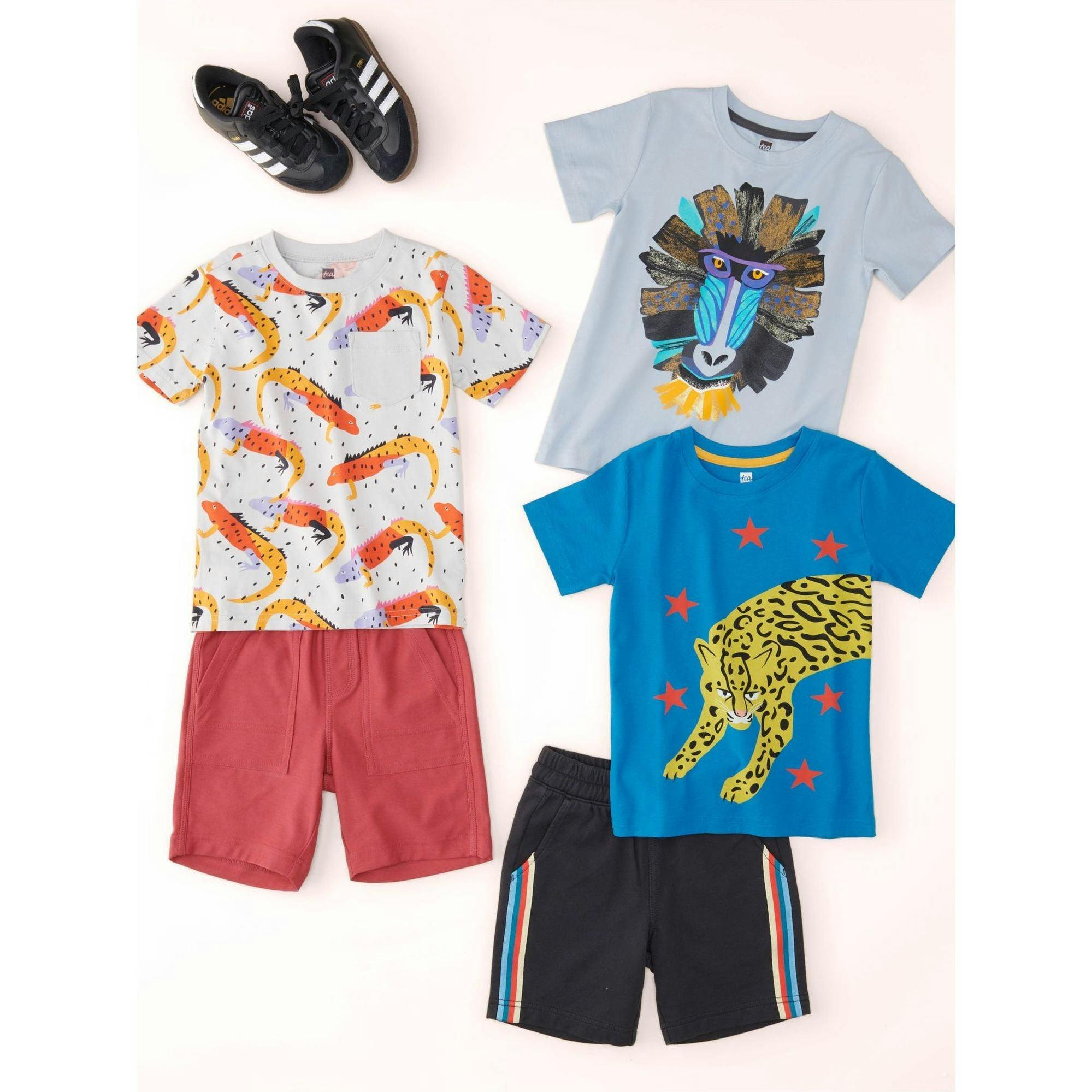 Mandrill Graphic Tee, Blue