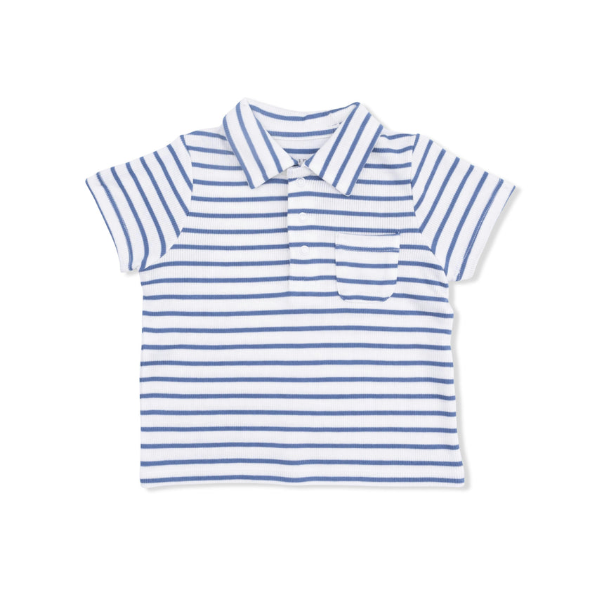 Navy Stripe - Polo with Everyday Short