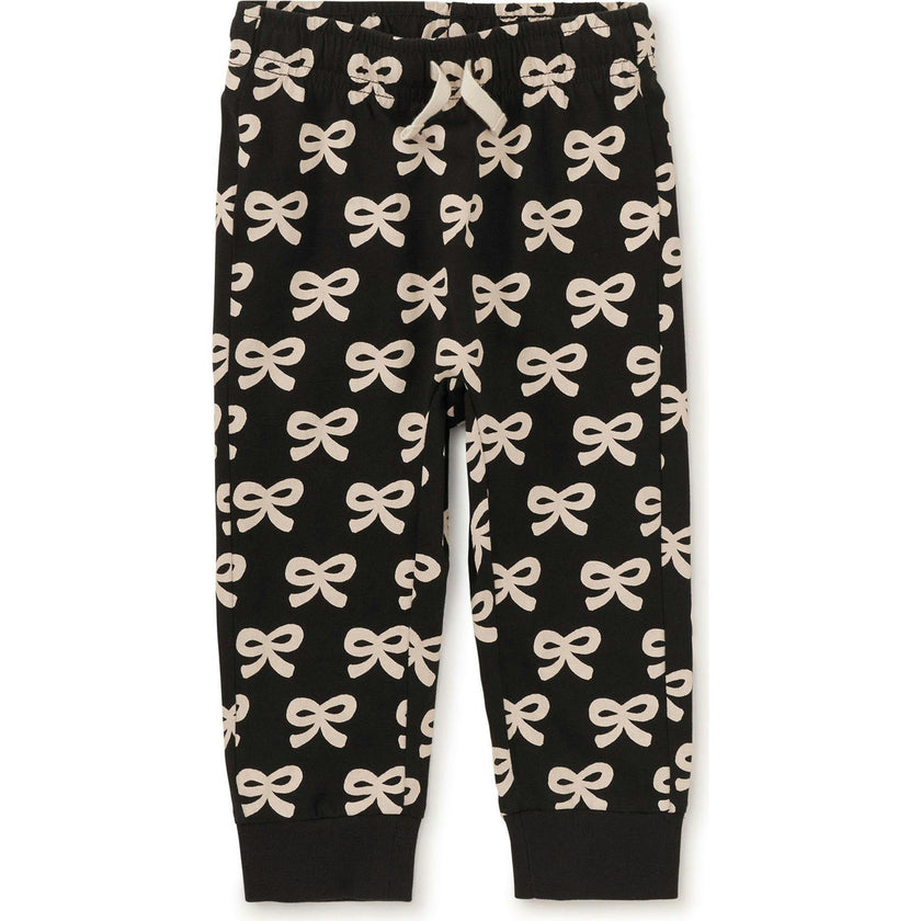 Printed Everyday Joggers, Black