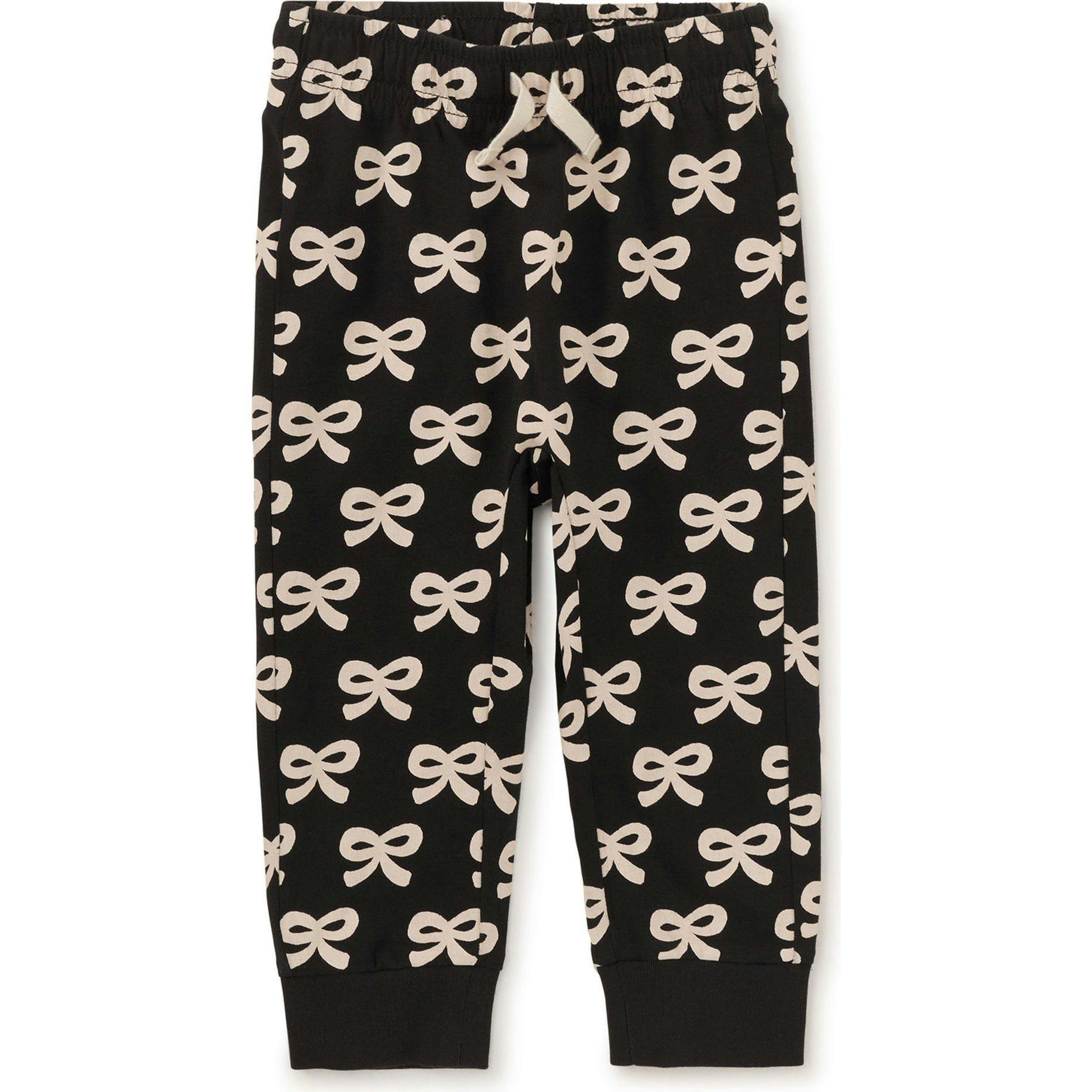 Printed Everyday Joggers, Black