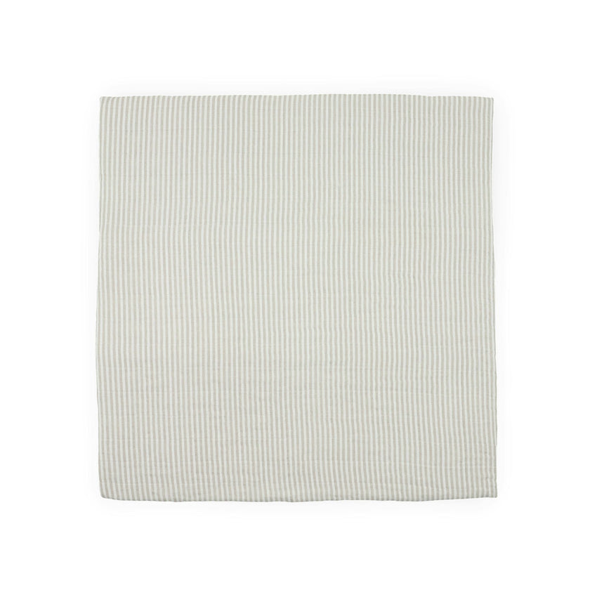 Organic Cotton Muslin Swaddle Blanket 2 Pack - Pewter Planes
