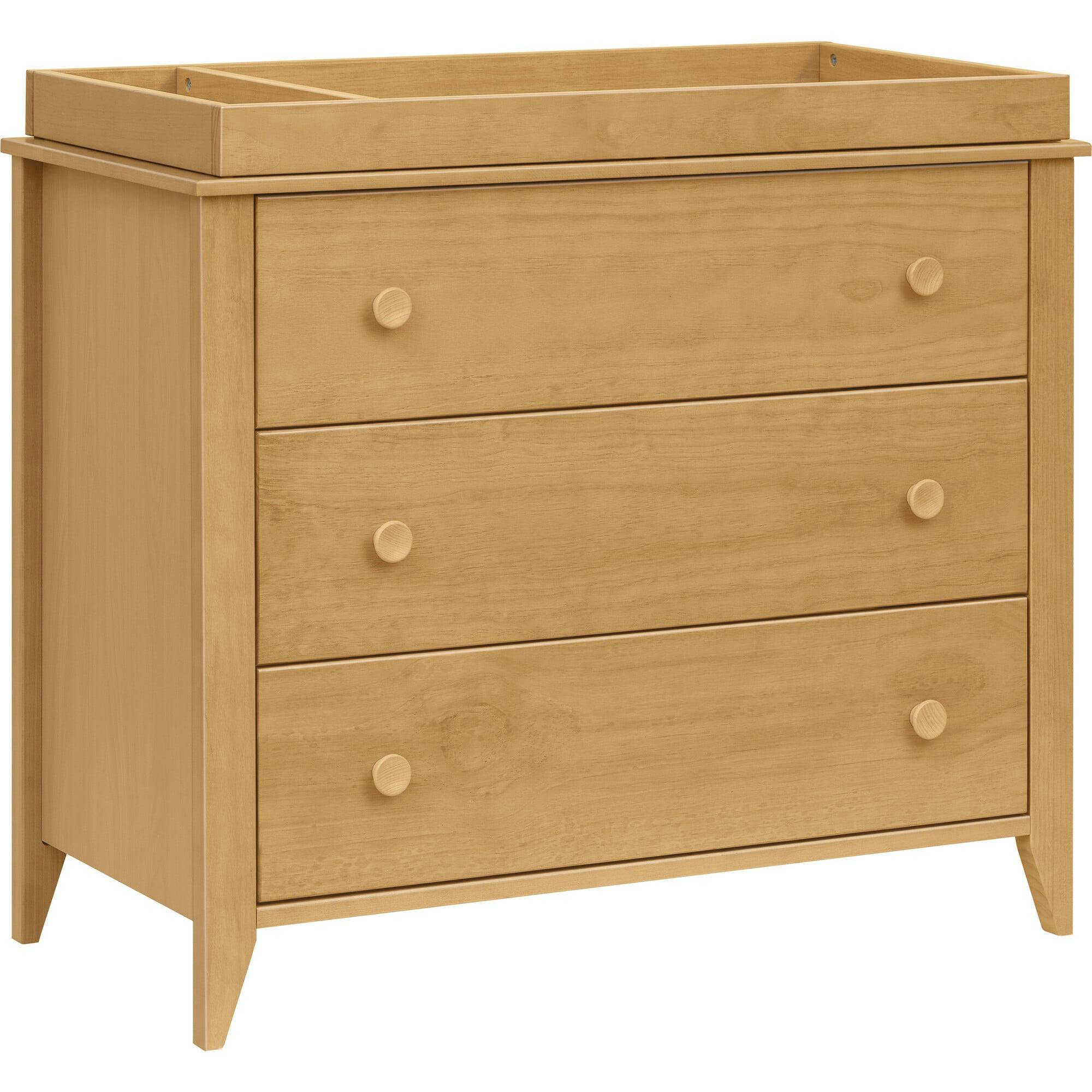 Sprout 3-Drawer Changer Dresser in Honey