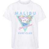 Kids White Malibu T-shirt-Unisex
