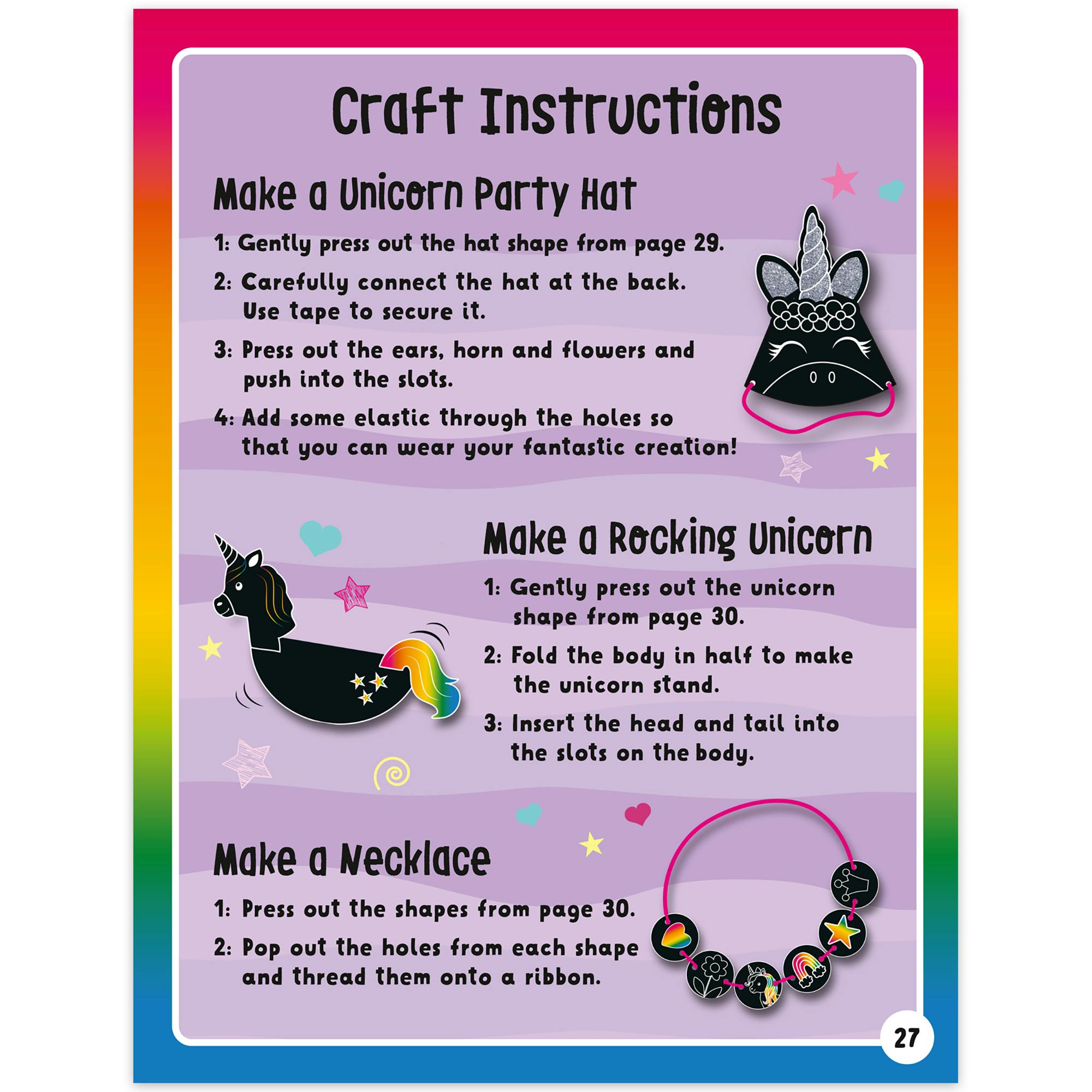 Scratch & Glitter Activity Book: Unicorns