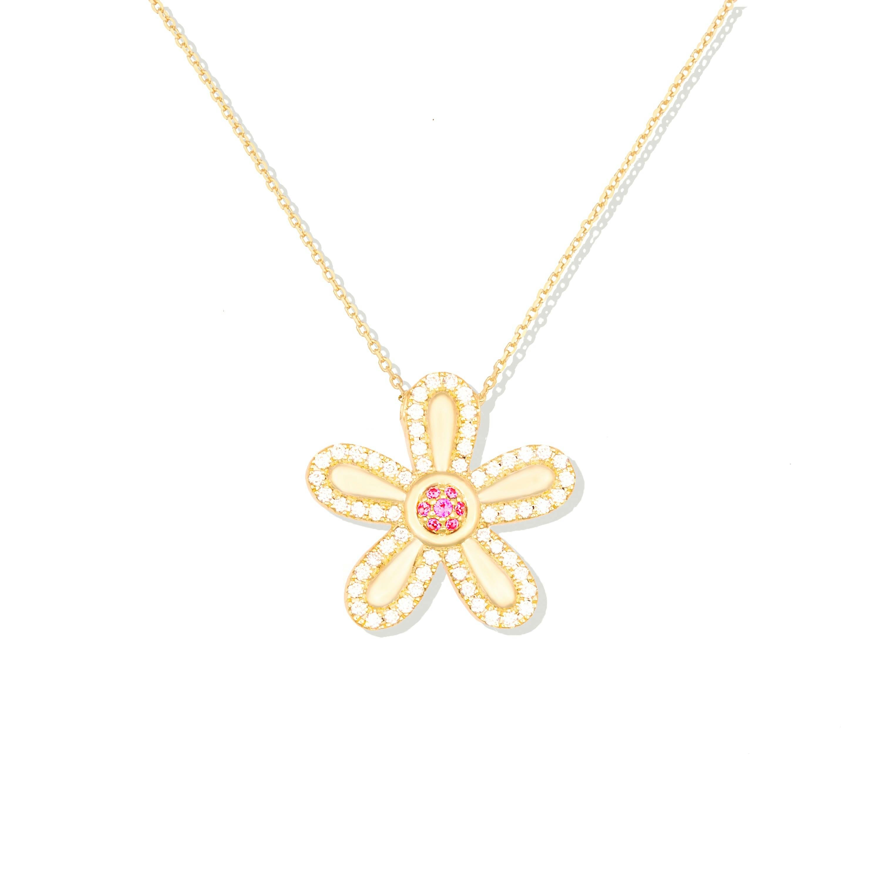 Juju Flower Charm Necklace
