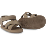 Tobi Nubuck Cross Strap Sandals