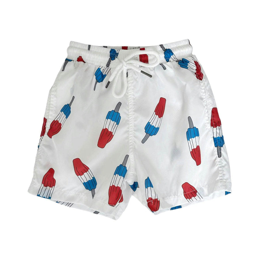 Bomb Pop Swim Shorts, Blue