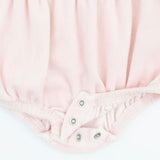 Velour Soft Pink - Velour Bubble with Peter Pan Collar