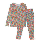 girls Betsy Ann pima pajamas set made with Liberty Fabrics