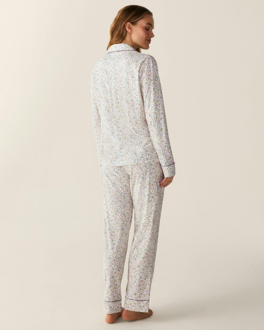 Women's Pima Pajama Set in Meadow Bloom