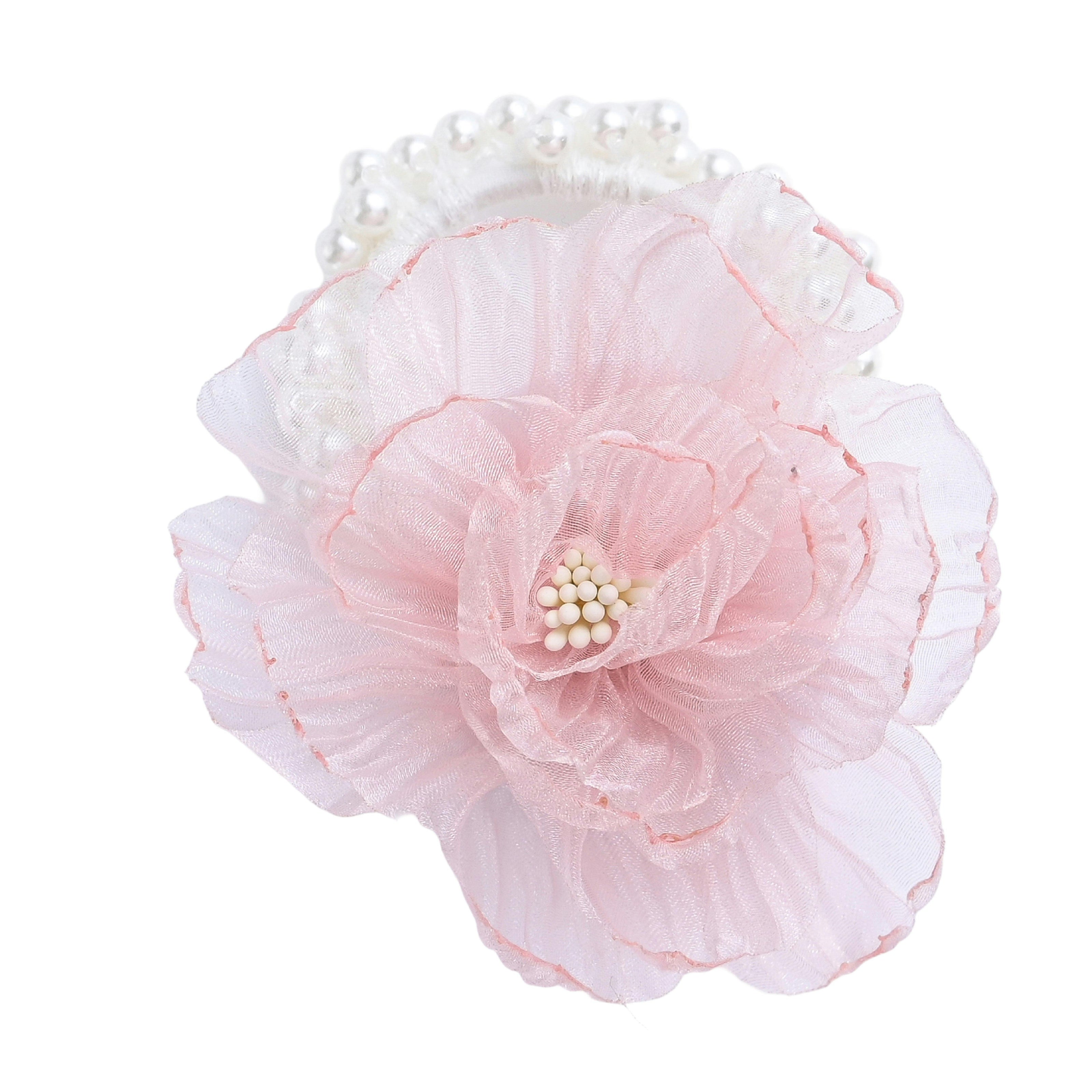 Pearl Blossom Scrunchie Set